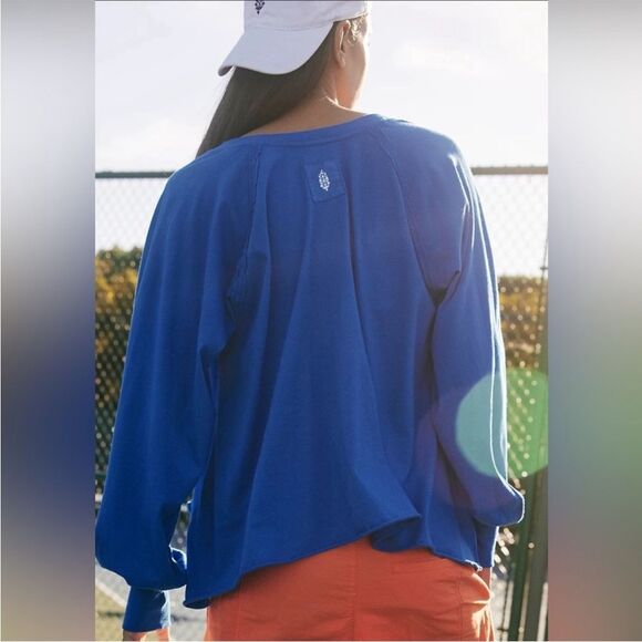 Free People Movement Reflect Layer Long Sleeve Tee in Midatlantic Small - Picture 5 of 7